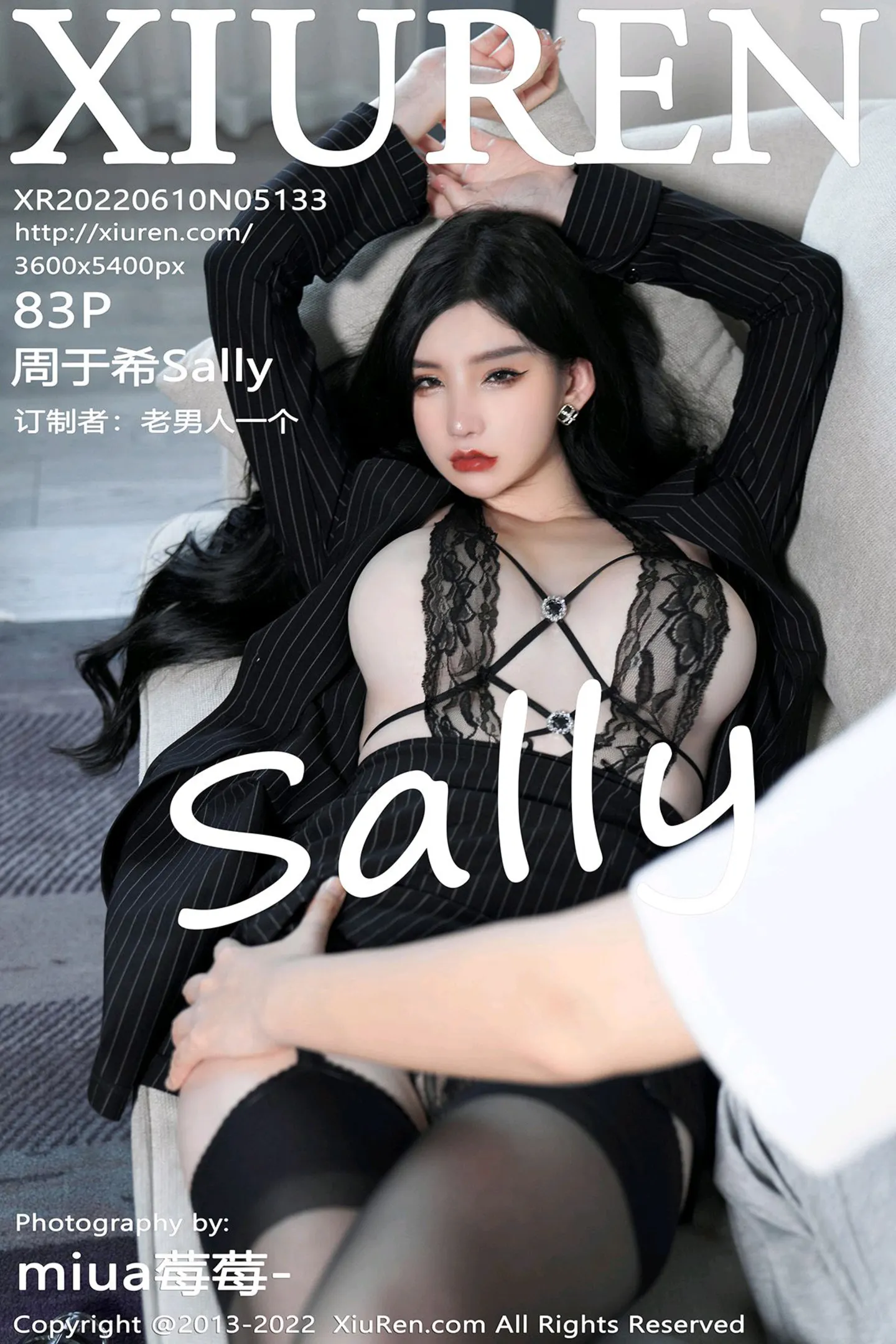 [XiuRen秀人网]No.5133_女神周于希Sally心愿旅拍私房黑色情趣薄纱秀豪乳撩人诱惑写真83P-秀人网 - XiuRen.Pro